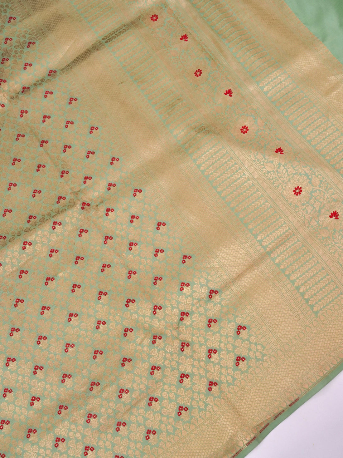 Banarasi Pure Katan Silk Meenakari Brocade Saree