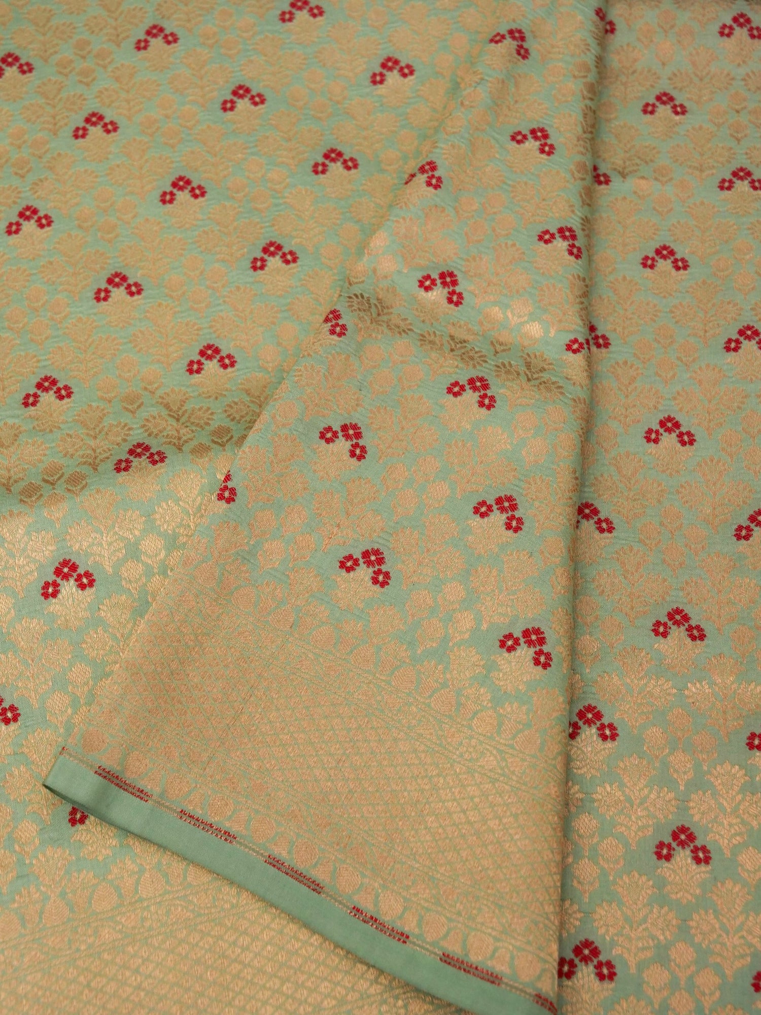 Banarasi Pure Katan Silk Meenakari Brocade Saree