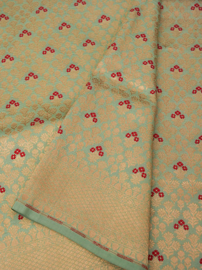 Banarasi Pure Katan Silk Meenakari Brocade Saree