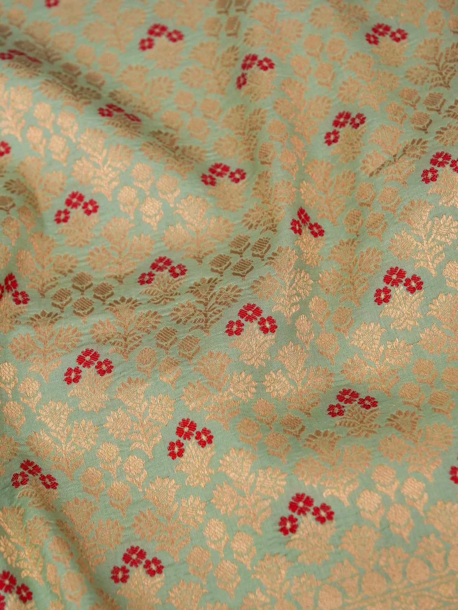 Banarasi Pure Katan Silk Meenakari Brocade Saree