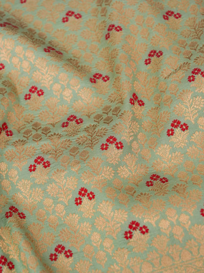 Banarasi Pure Katan Silk Meenakari Brocade Saree