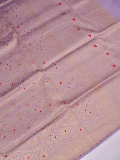 Banarasi pure katan silk Meenakari Brocade saree