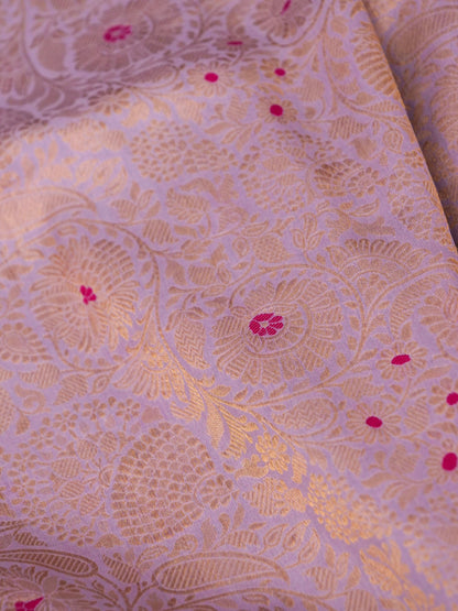 Banarasi pure katan silk Meenakari Brocade saree