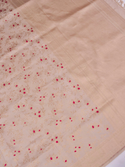 Banarasi pure katan silk Meenakari Brocade saree