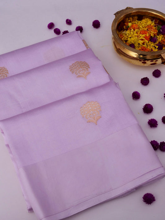 Handloom Pure Banarasi Katan Silk Saree with Mango Motif