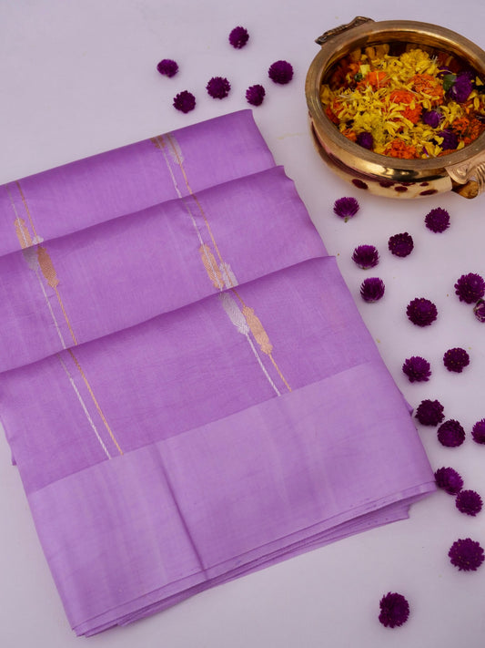 Handloom Pure Banarasi Katan Silk Saree with Mango Motif