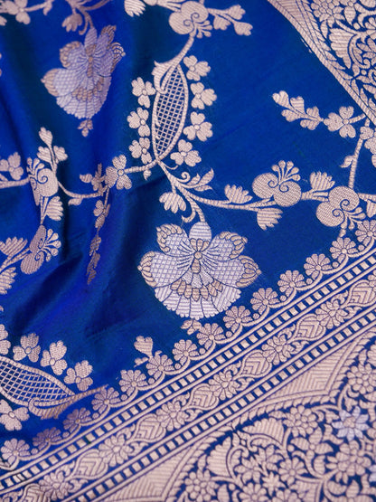 Pure Katan Silk Saree with Tilfi Meenakari Zari Work