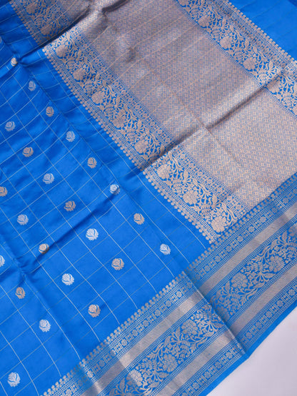 Handloom Pure Banarasi Katan Silk Saree with Mango Motif