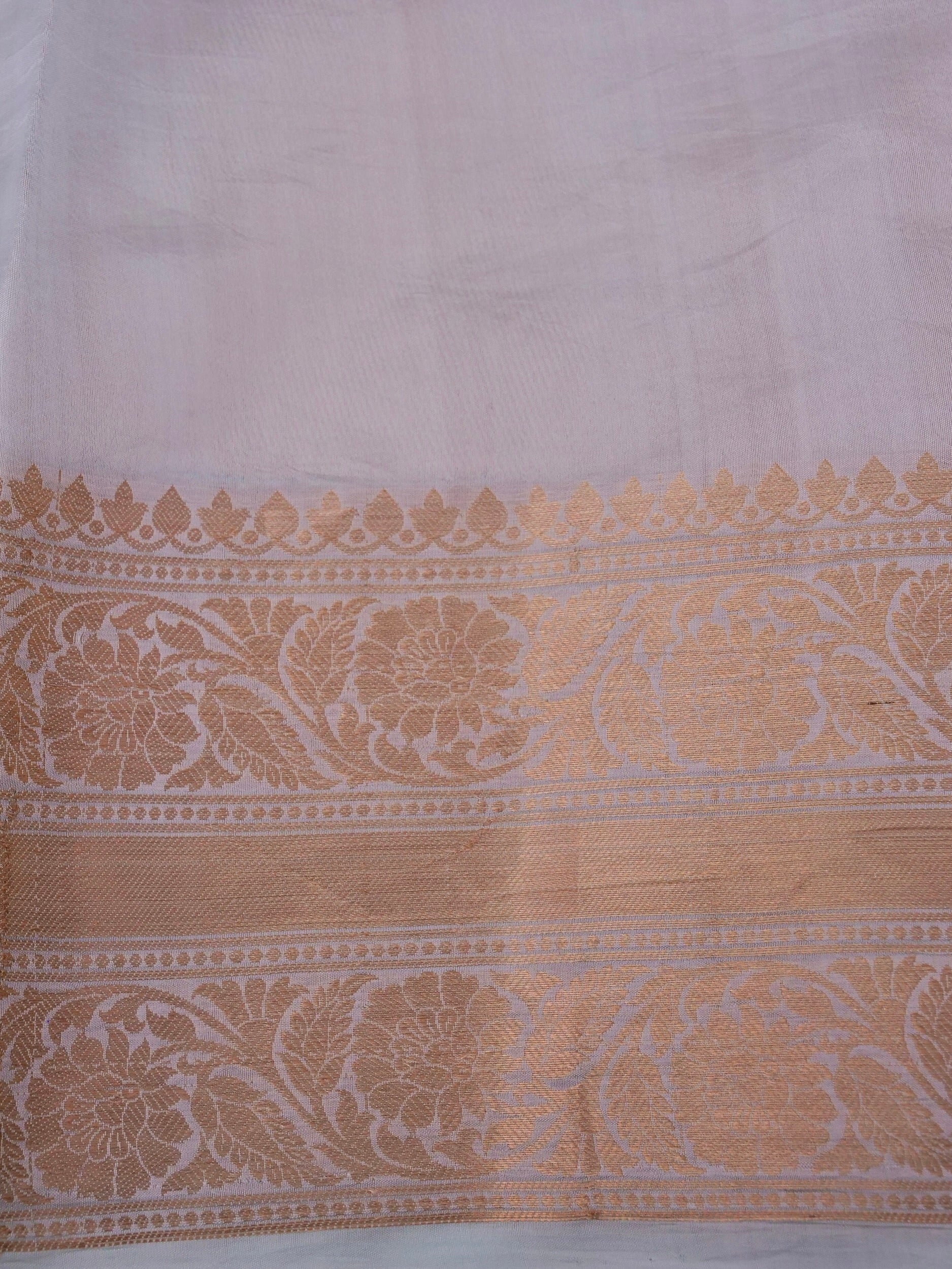 Handloom Pure Banarasi Katan Silk Saree with Mango Motif