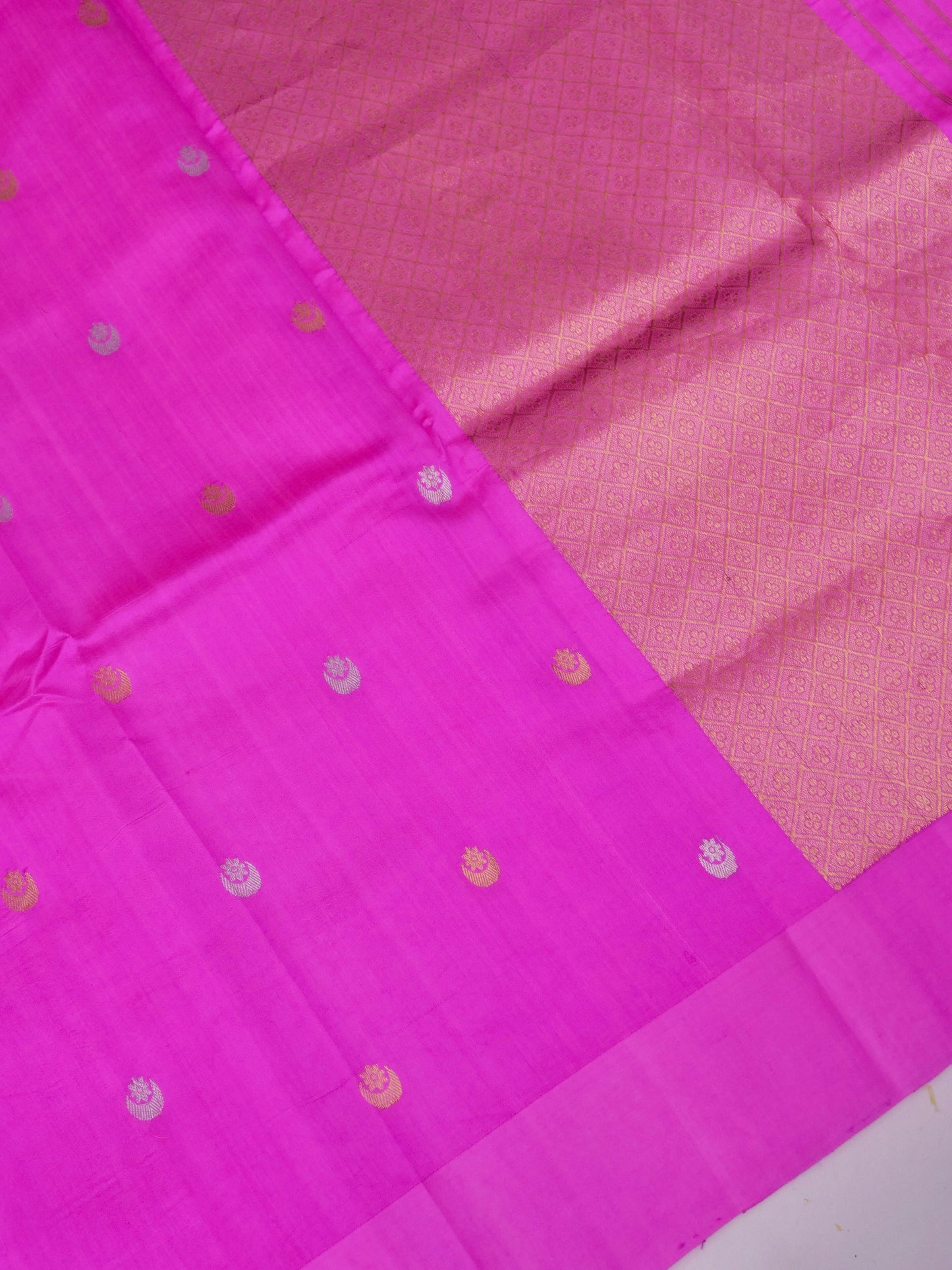 Handloom Pure Banarasi Katan Silk Saree with Mango Motif