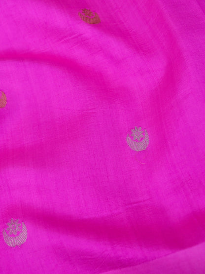 Handloom Pure Banarasi Katan Silk Saree with Mango Motif