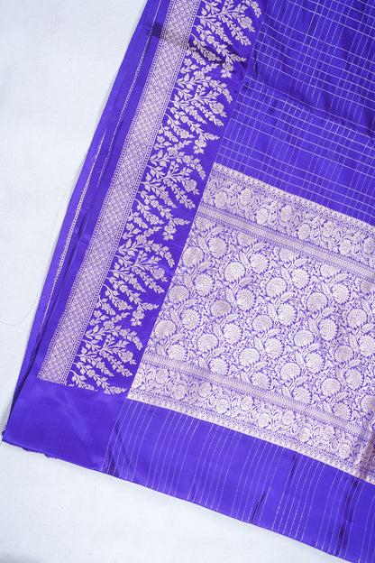 Royal Purple Pure Mango Katan Silk Handwoven Saree