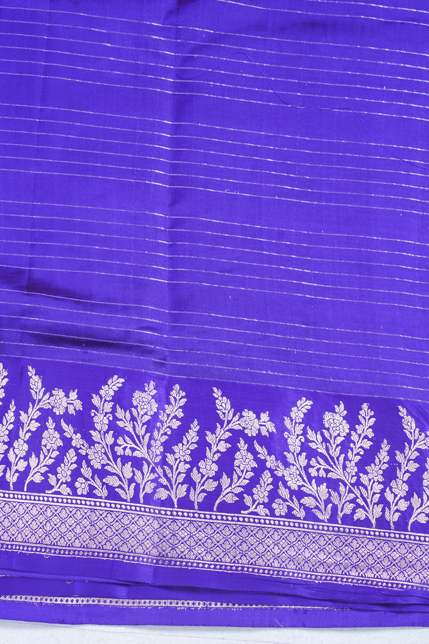 Royal Purple Pure Mango Katan Silk Handwoven Saree