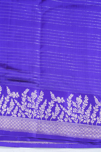 Royal Purple Pure Mango Katan Silk Handwoven Saree