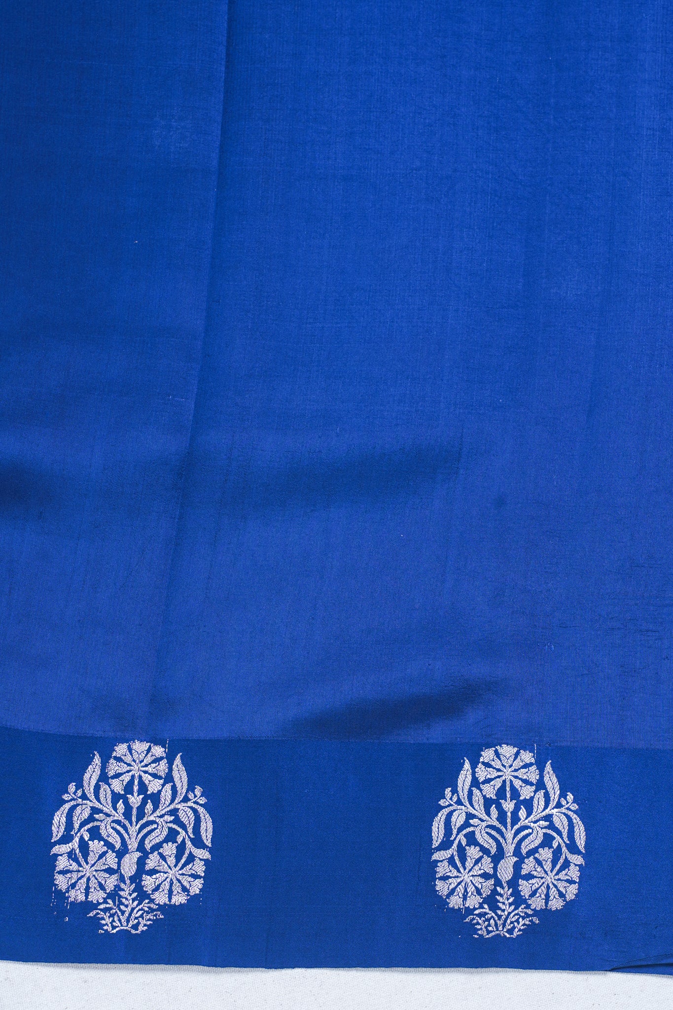 Royal Blue Pure Mango Katan Silk Handwoven Saree