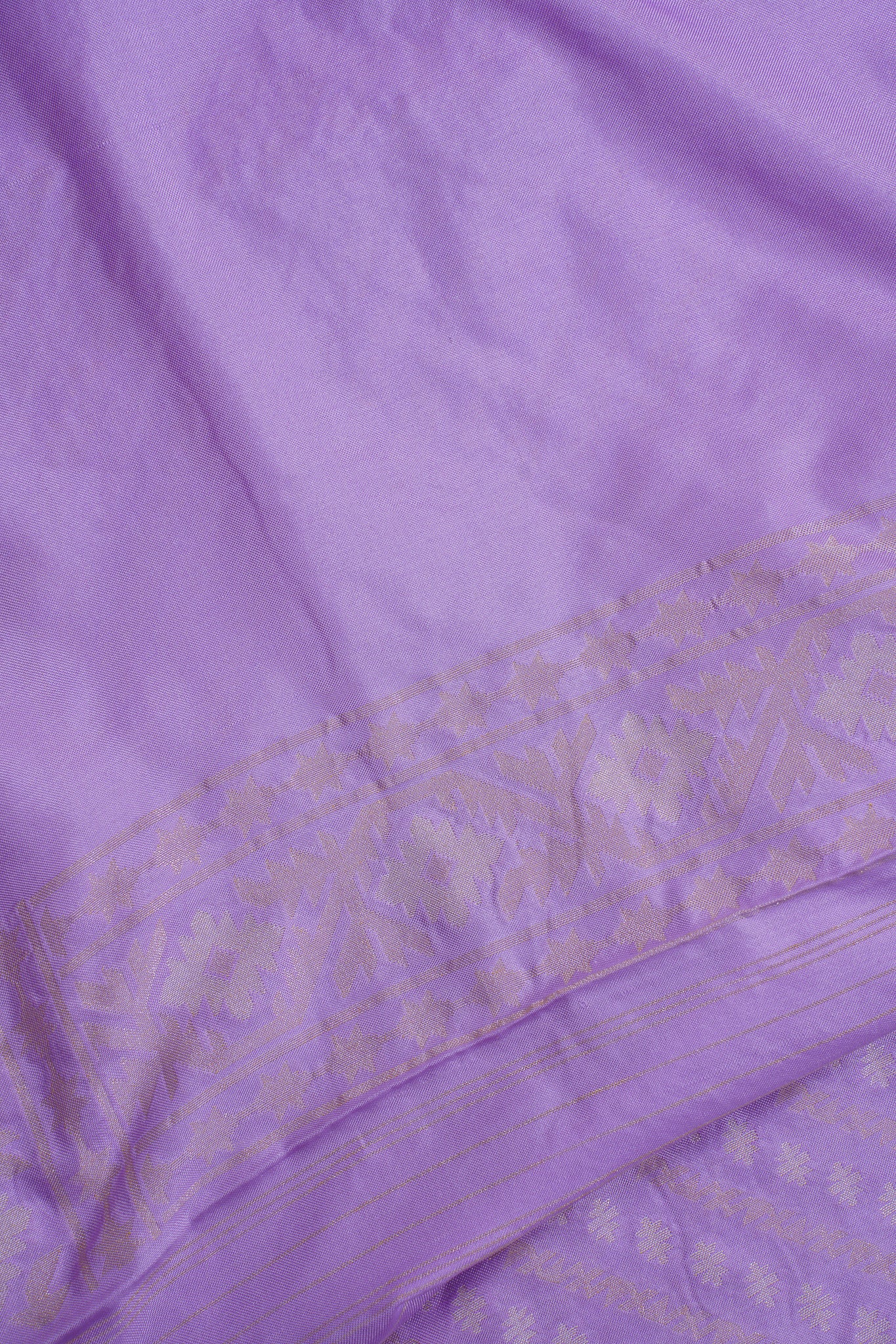 Lavender Pure Ektara Jamdani Handwoven Saree