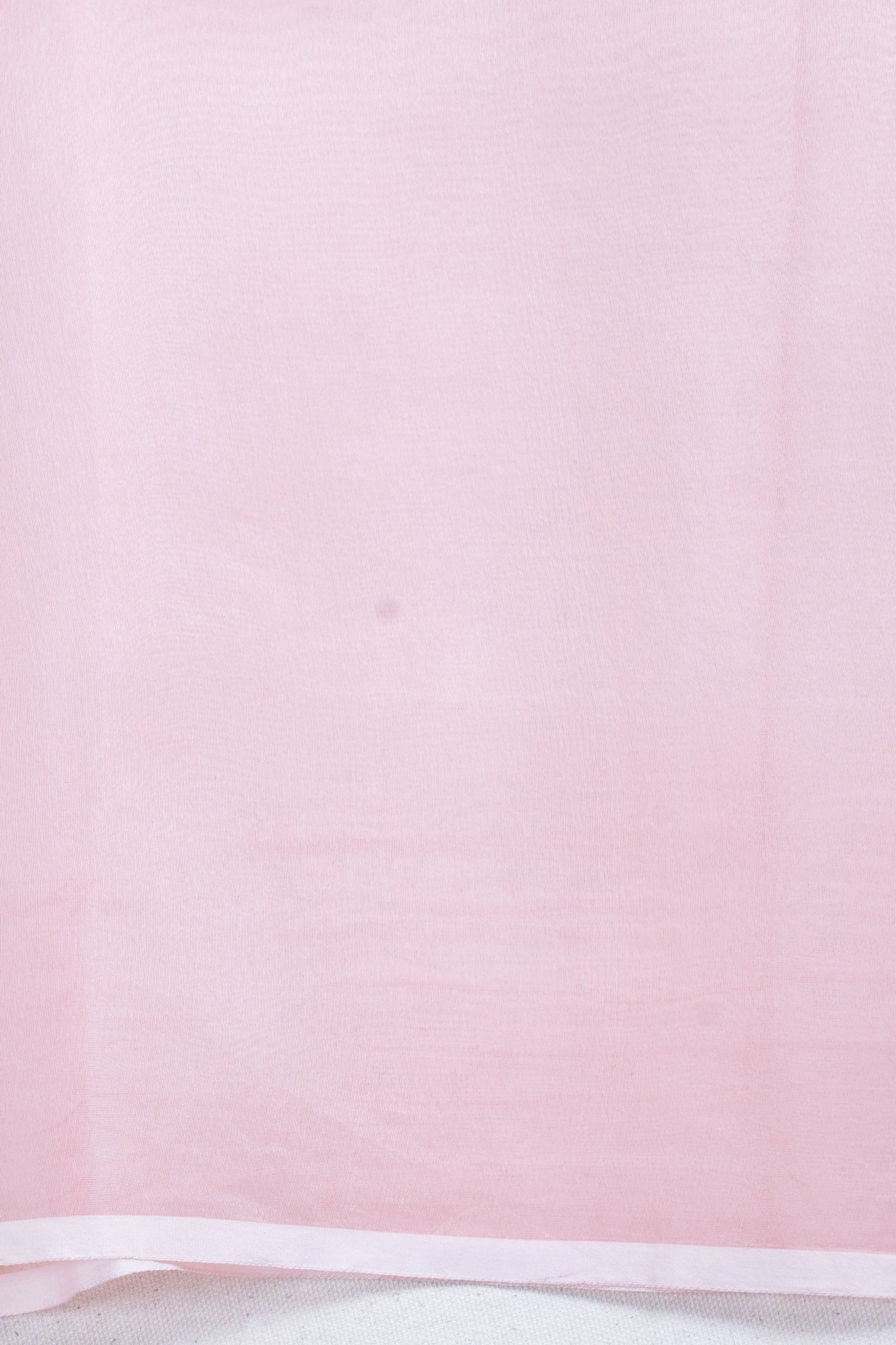 Peach-Pink Pure printed Kora organza silk saree