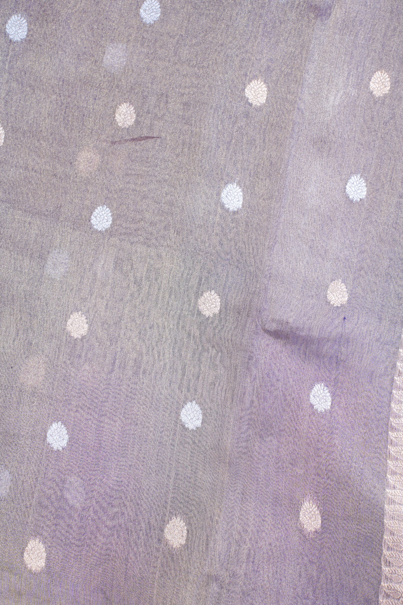 Mocha Brown Pure Tissue Silk Handwoven Saree