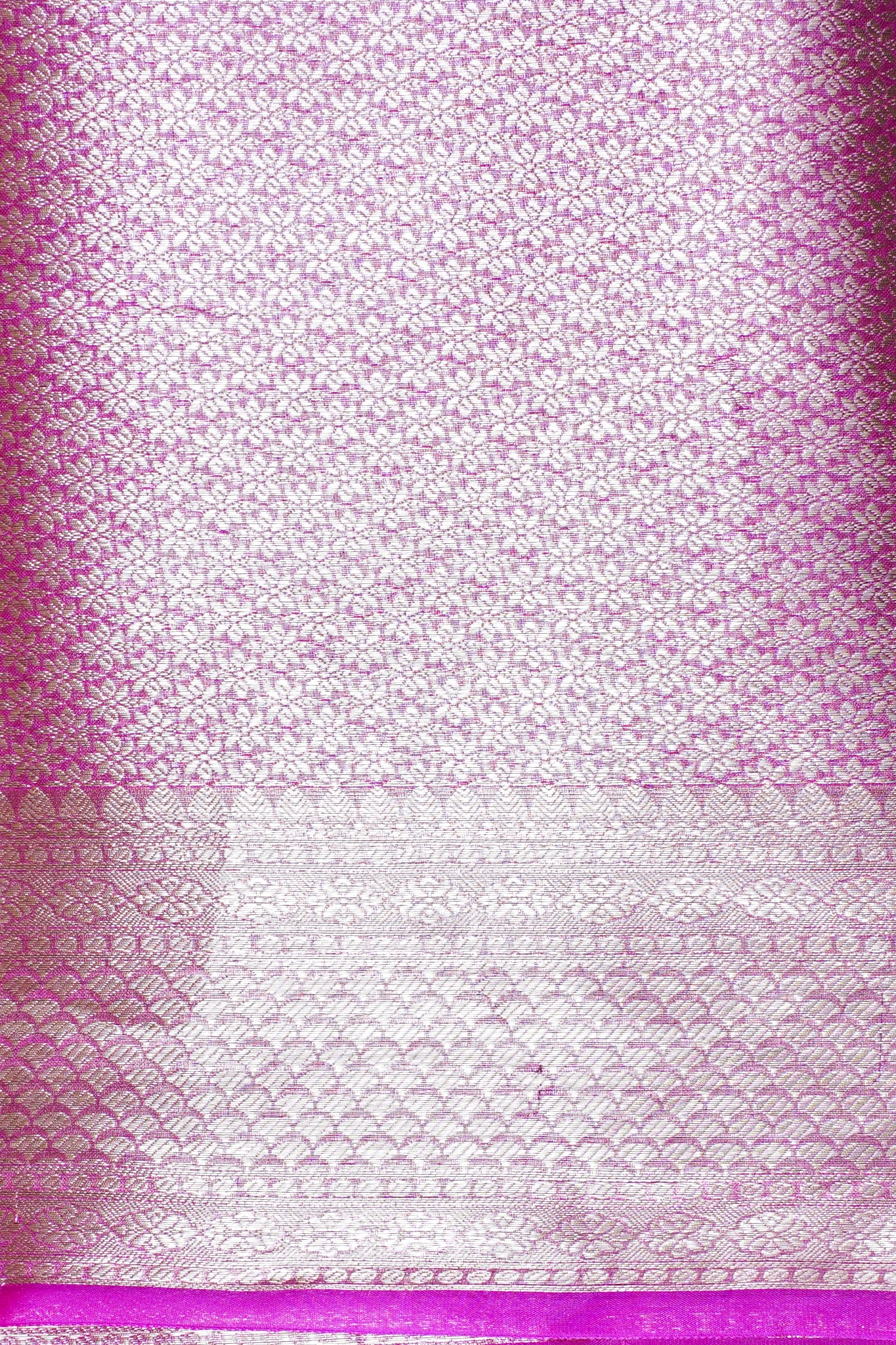 Magenta Banarasi Pure Tissue Silk Saree