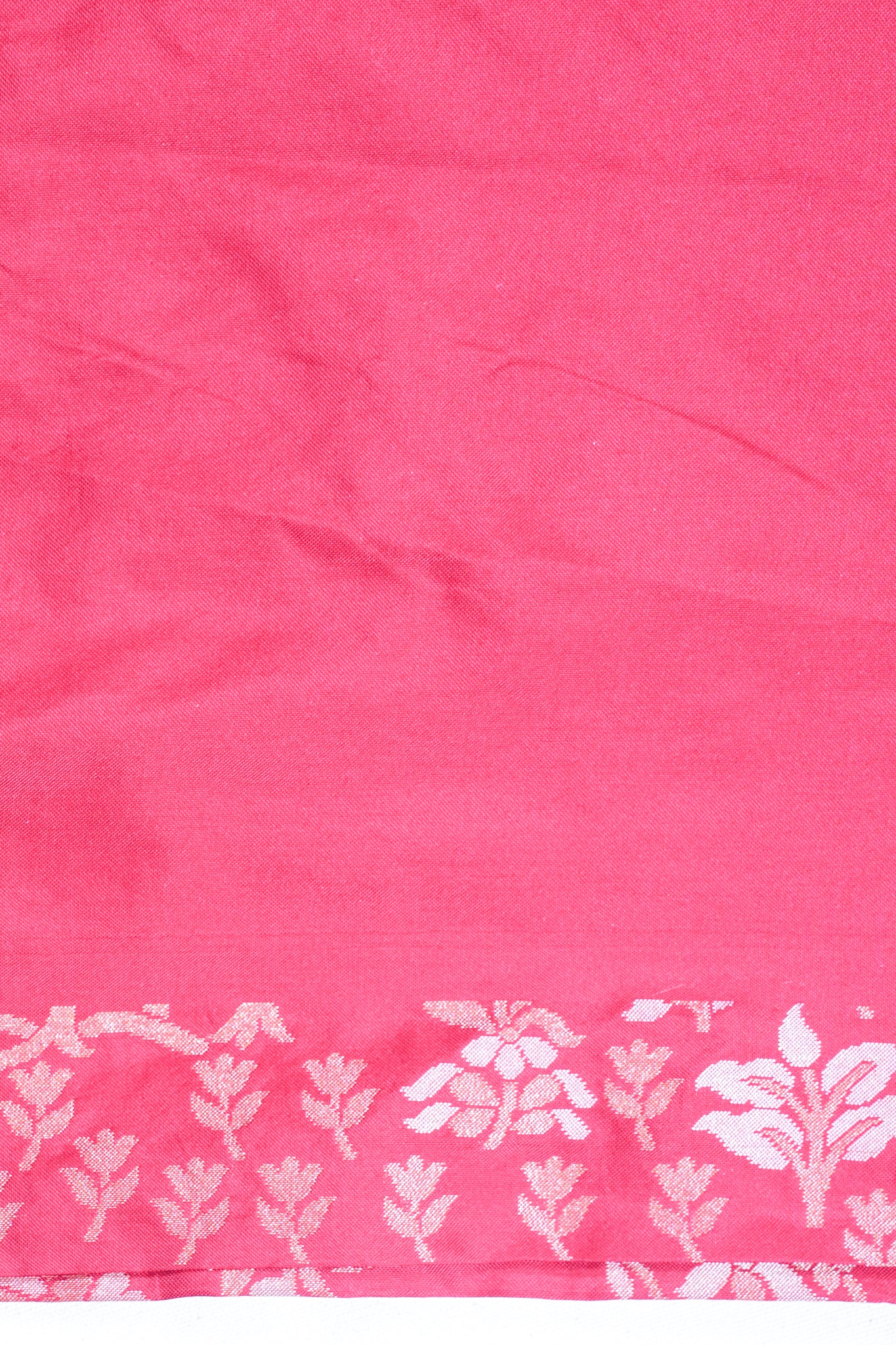 Red Pure Ektara Silk Handwoven Saree