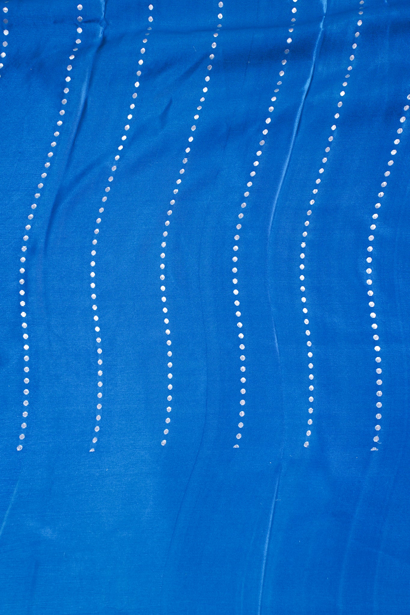 Royal Blue Handloom Banarasi Pure Mashru Silk Saree