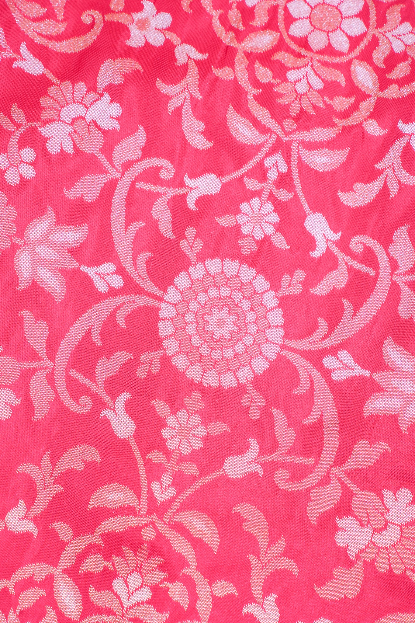 Red Pure Ektara Silk Handwoven Saree