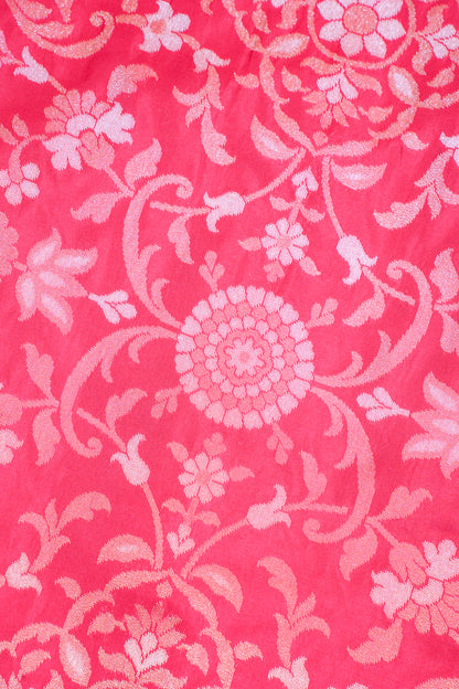 Red Pure Ektara Silk Handwoven Saree