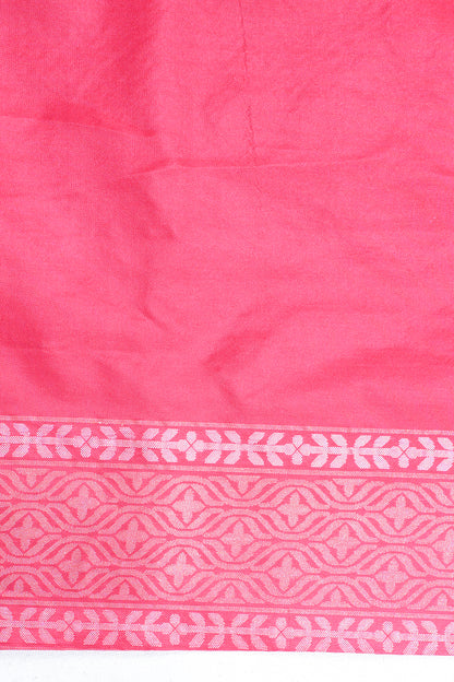 Red Pure Ektara Silk Handwoven Saree