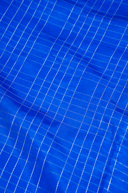 Royal Blue Mango Silk Handwoven Saree