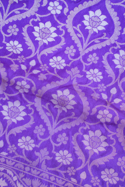 Royal Purple Pure Ektara Silk Handwoven Saree