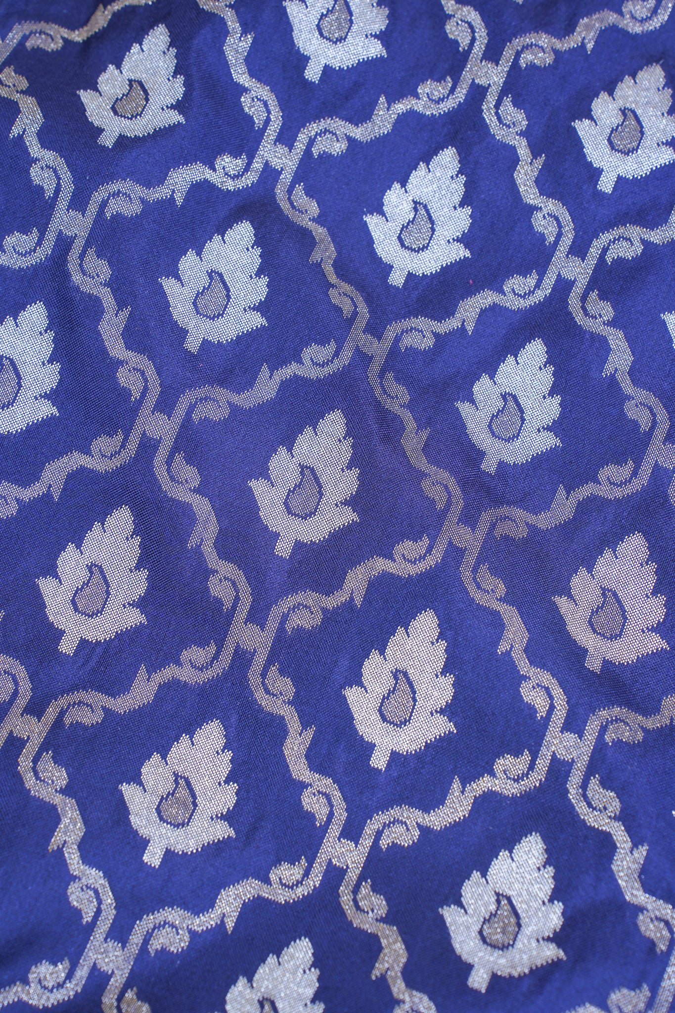 Royal Blue Pure Ektara Silk Handwoven Saree