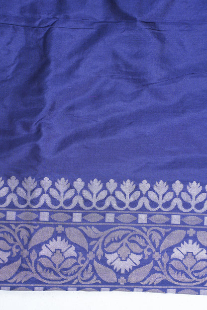 Royal Blue Pure Ektara Silk Handwoven Saree
