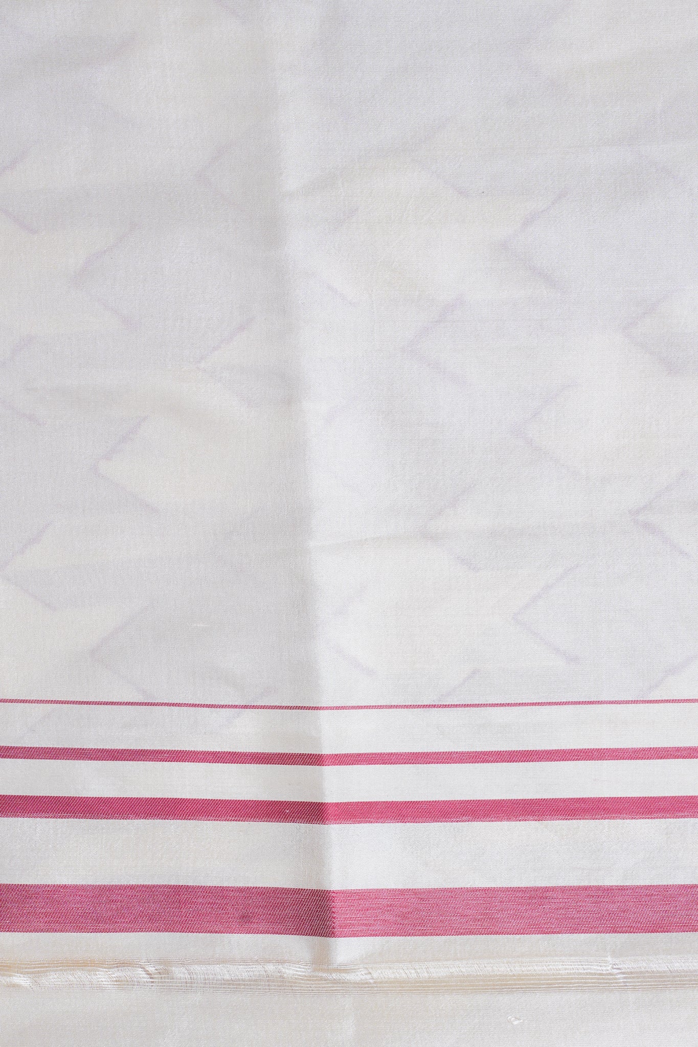 Maroon And Cream Pure Brocade Saree