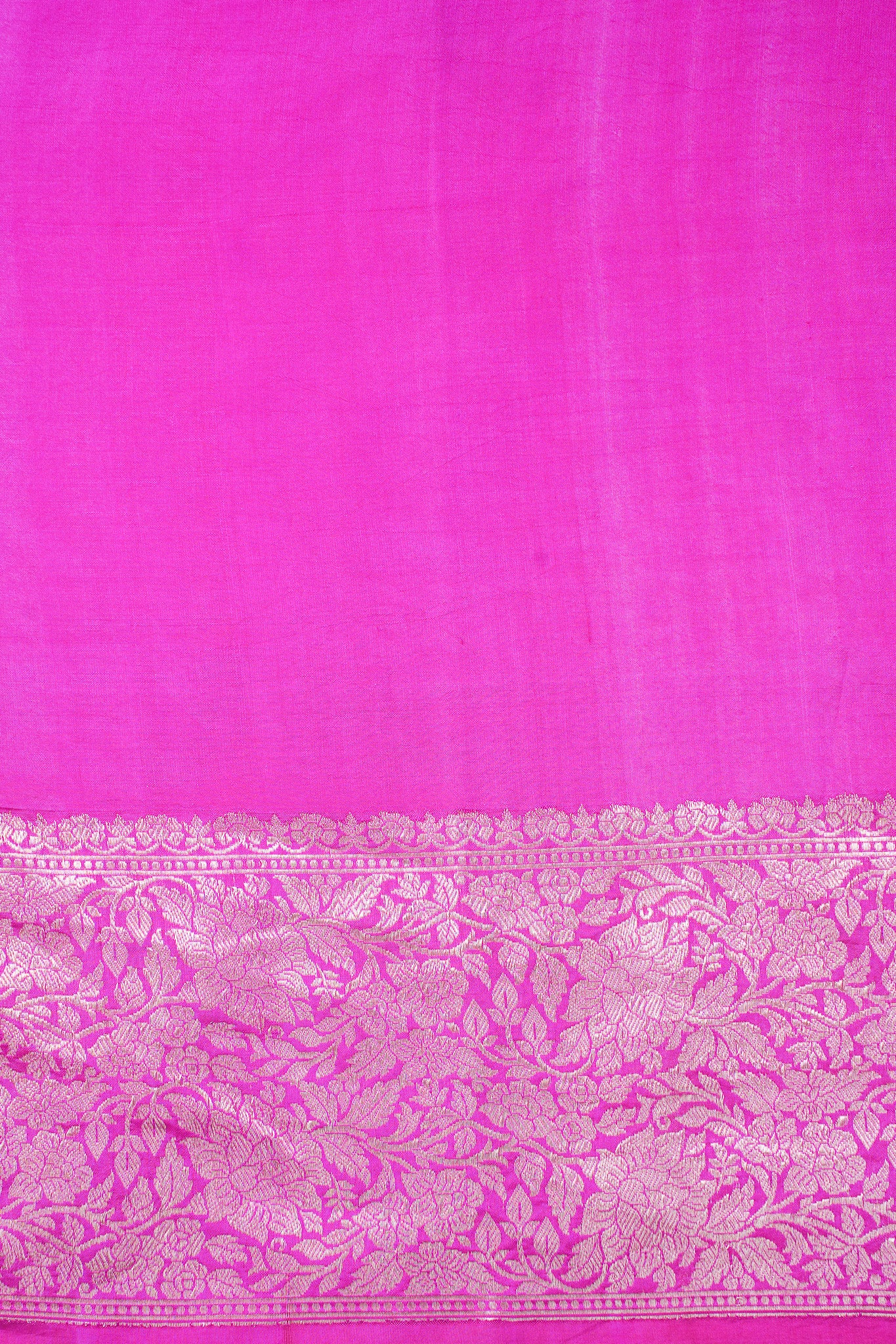 Coral Red Handloom Pure Silk Banarasi Saree