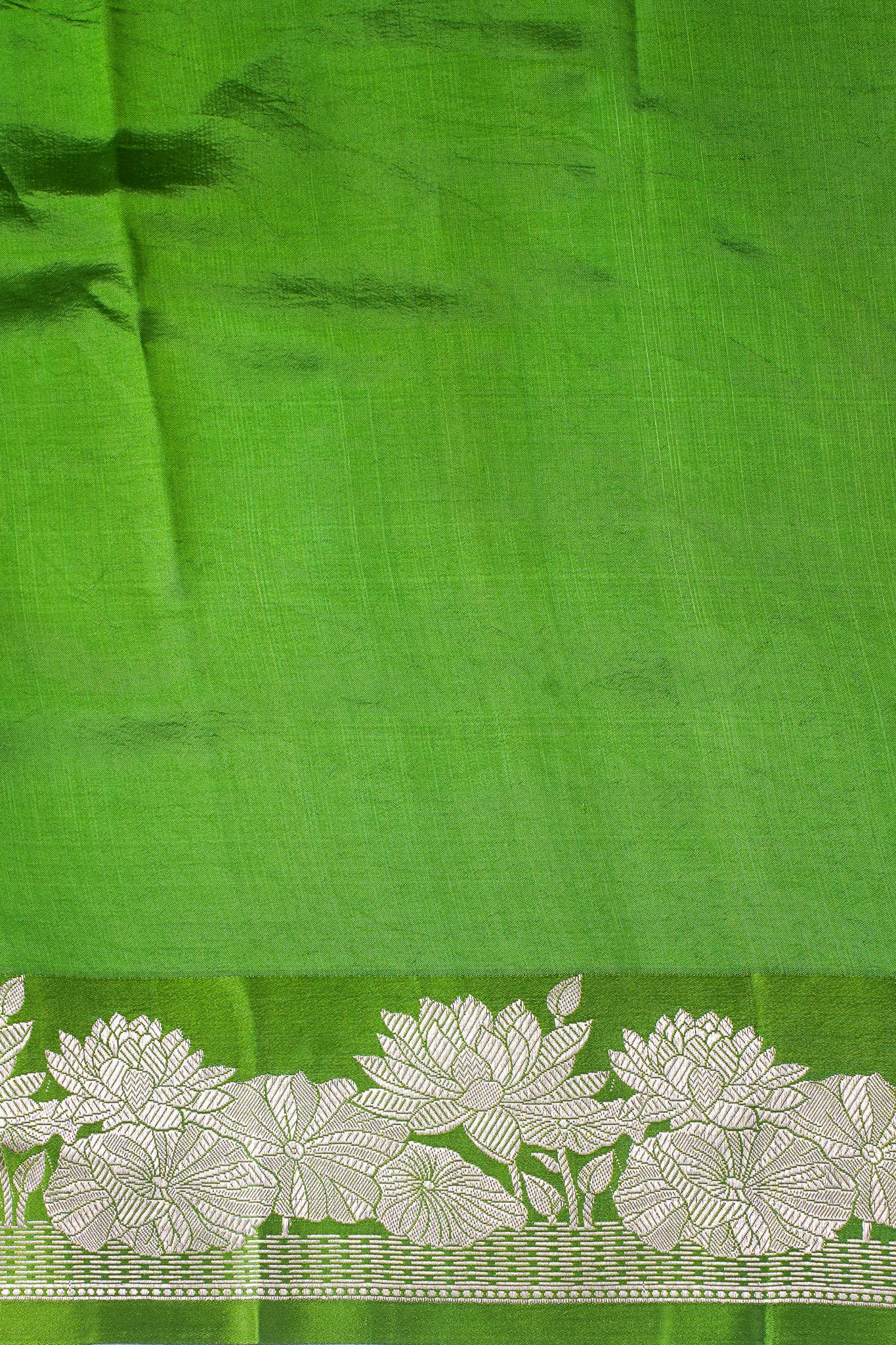 Emerald Green Handloom Pure Silk Banarasi Saree