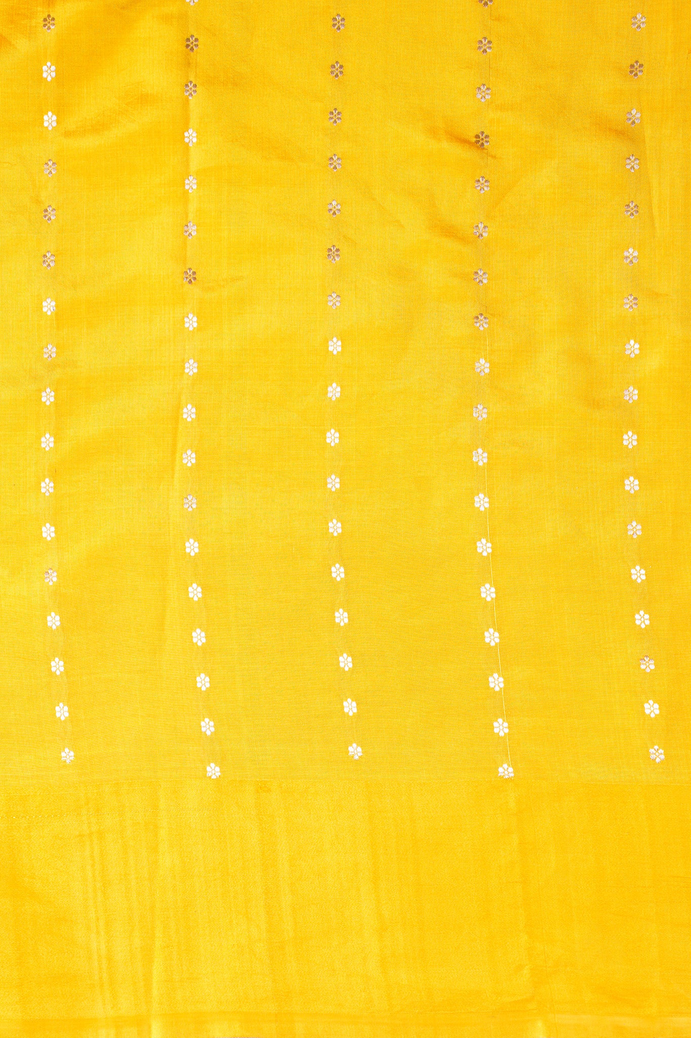 Mustard Yellow Handloom Pure Silk Banarasi Saree