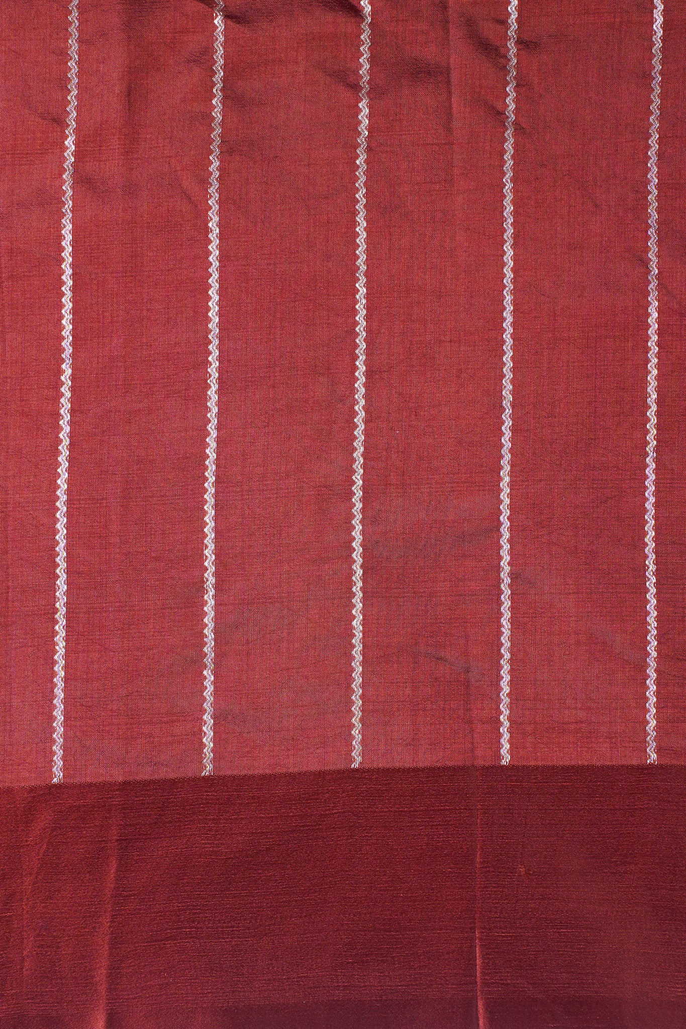 Wine Maroon Handloom Pure Silk Banarasi Saree