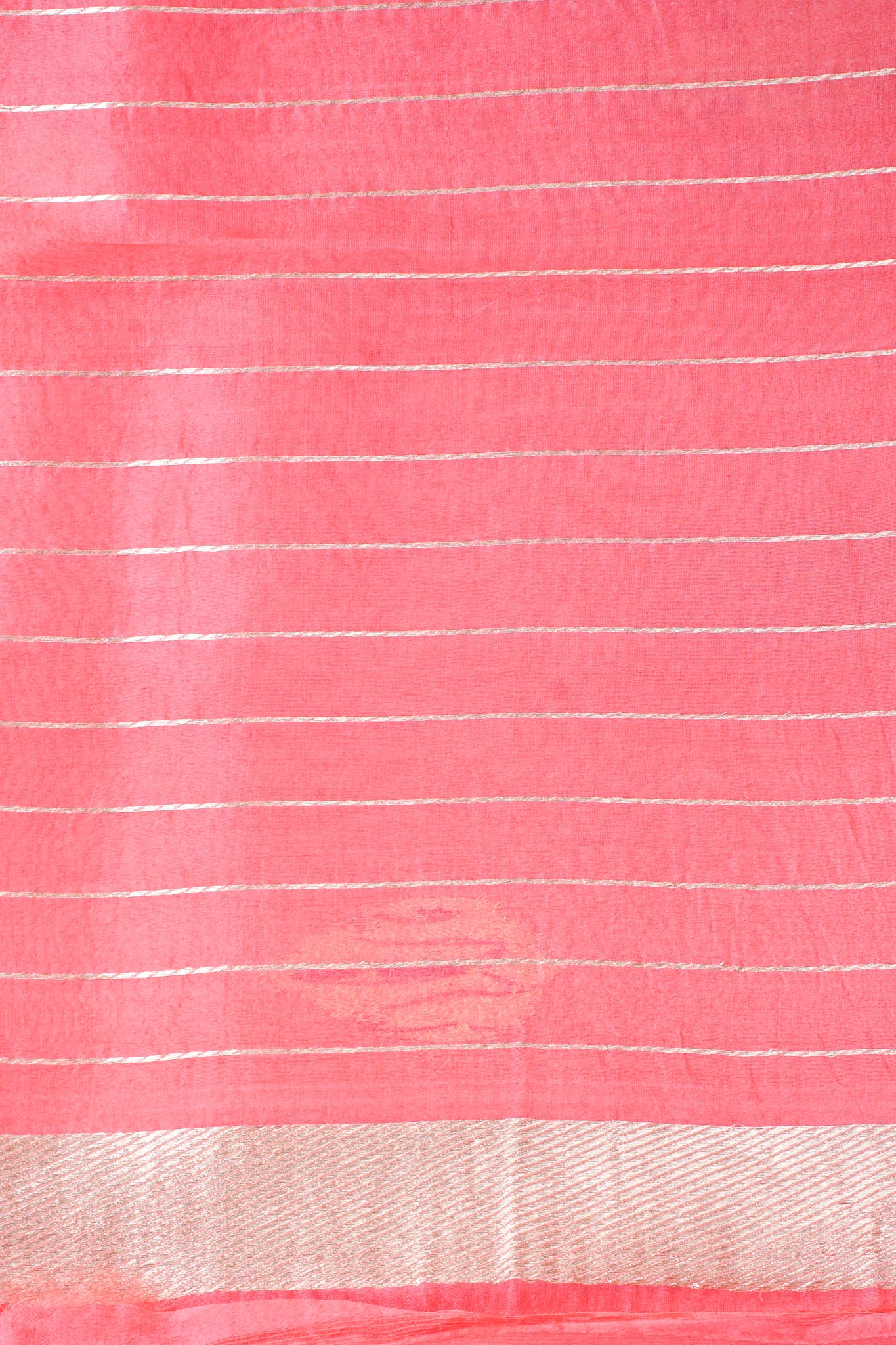 Coral Pure Tissue Silk Handloom Saree