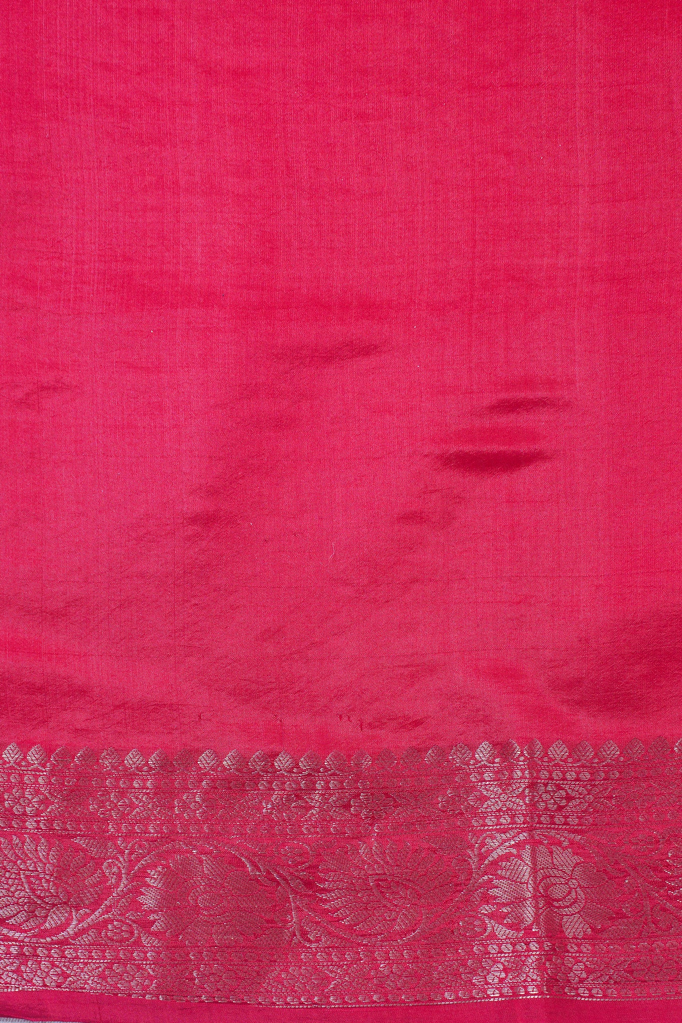 Rose Pink Handloom Pure Silk Banarasi Saree
