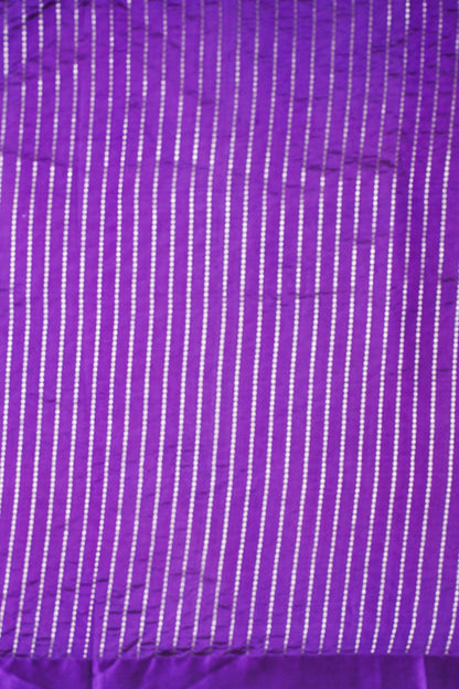 Royal Purple Handloom Pure Silk Banarasi Saree