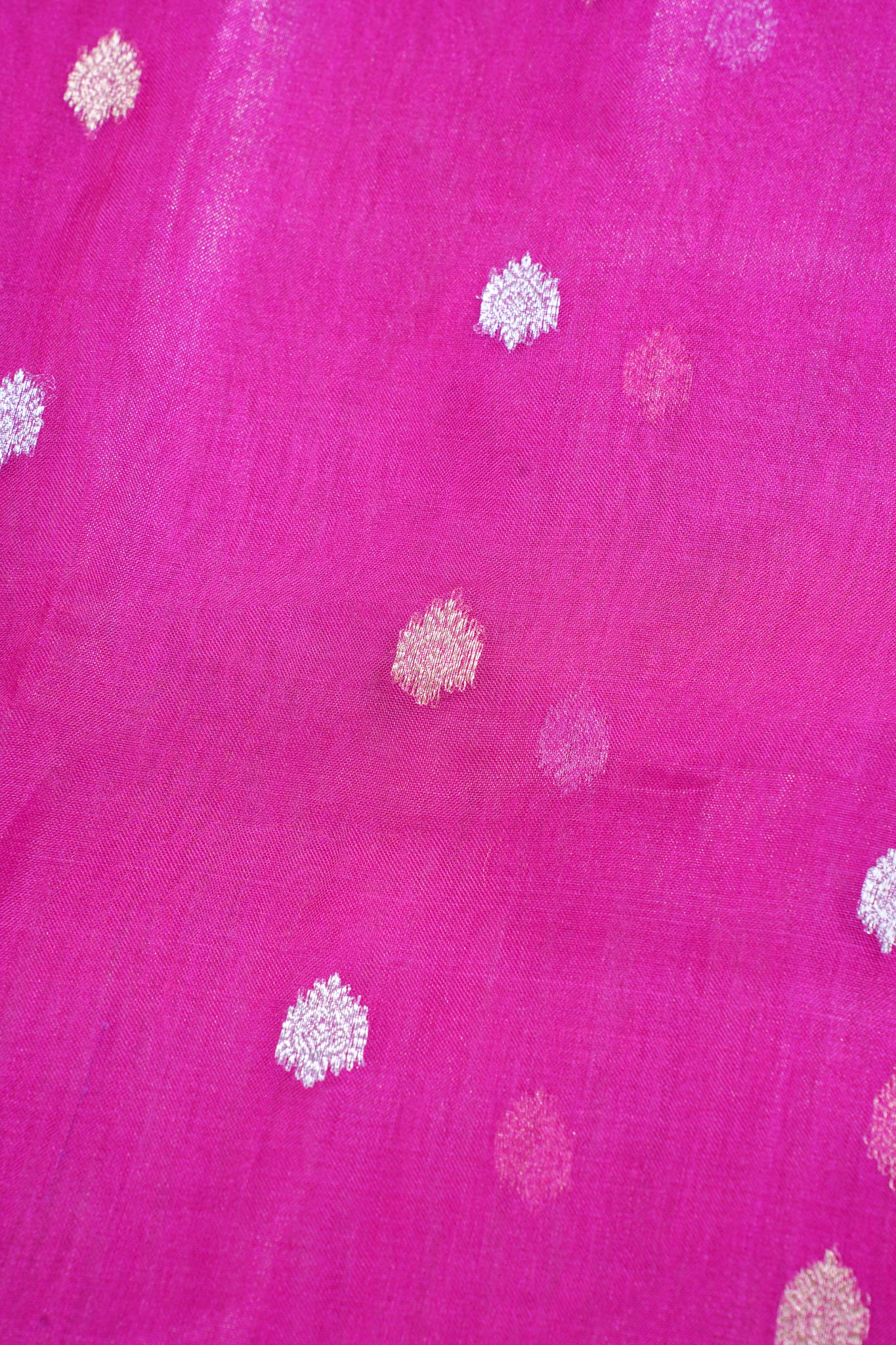 Magenta Pure Tissue Silk Handloom Saree