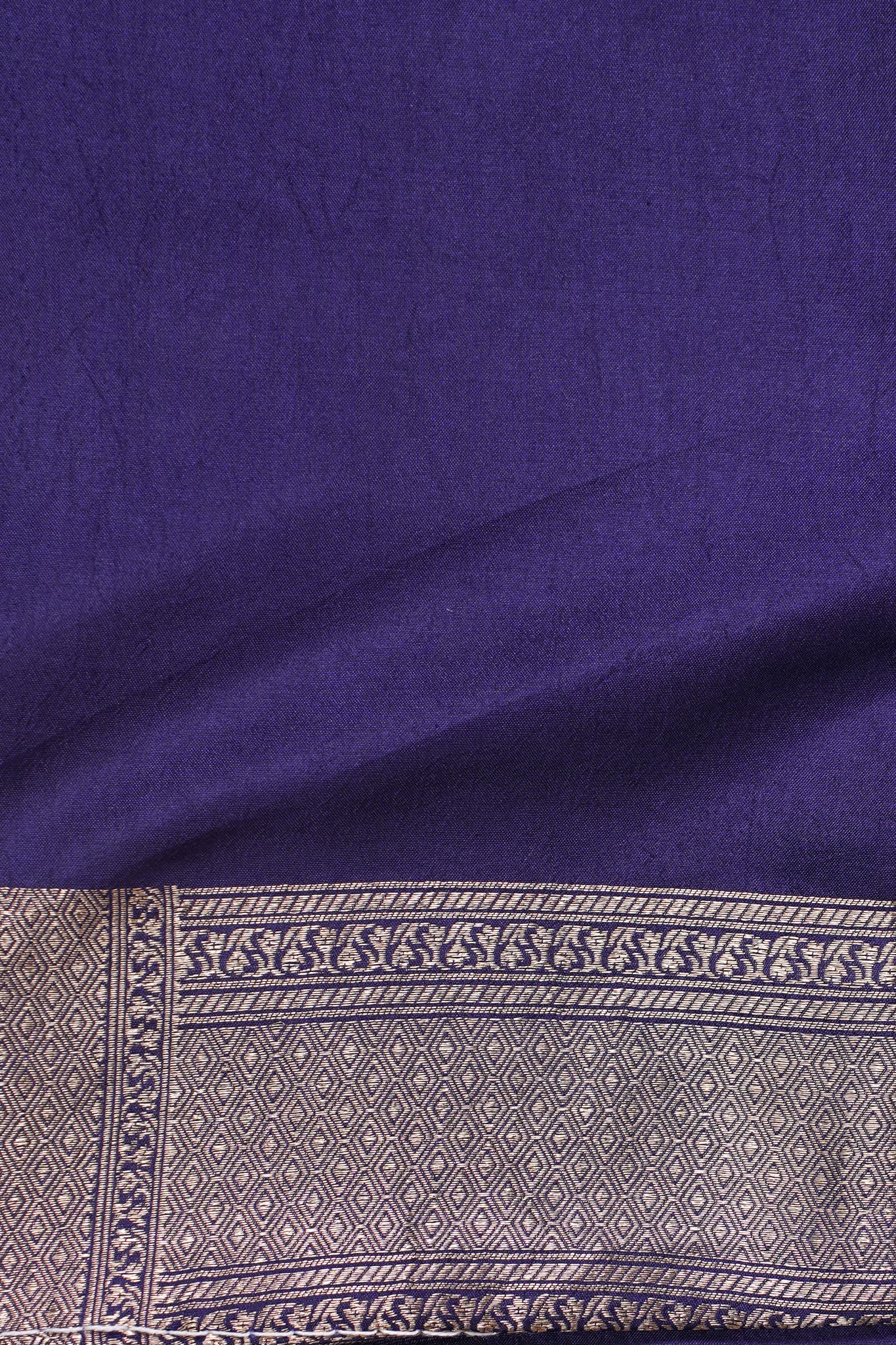 Royal Blue Banarasi Pure Brocade Saree
