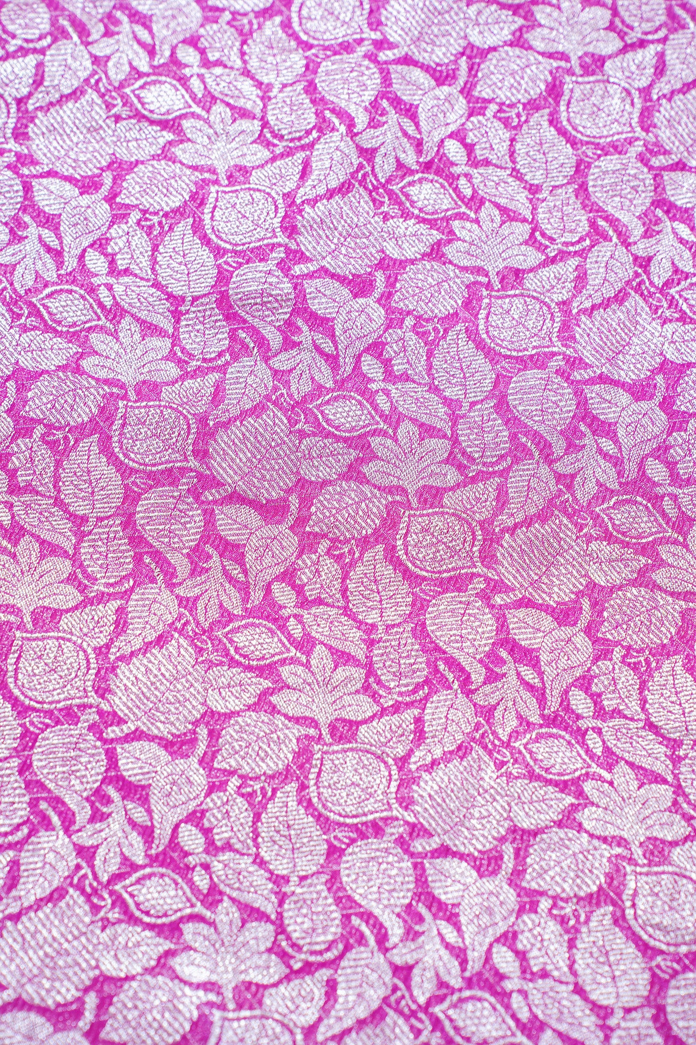 Pink Pure Khaddi Georgette Brocade Banarasi Saree