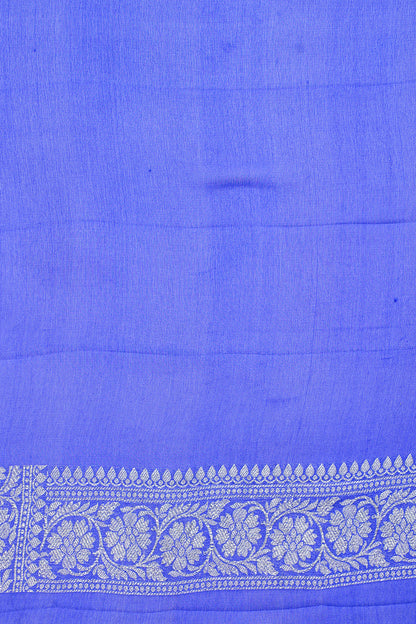Lavender Pure Khaddi Georgette Brocade Banarasi Saree