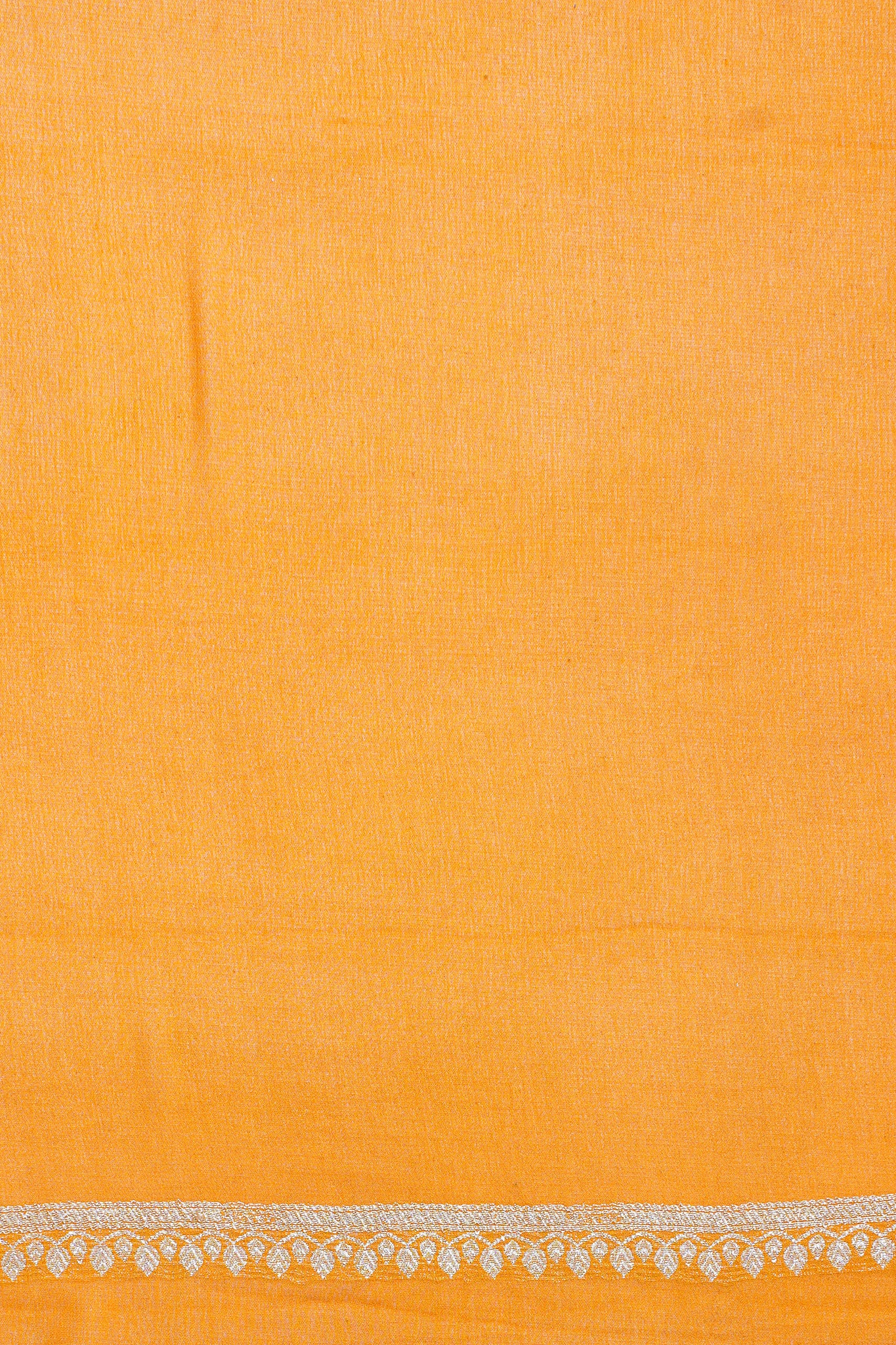 Lavender &amp; Saffron Pure Khaddi Georgette Brocade Banarasi Saree