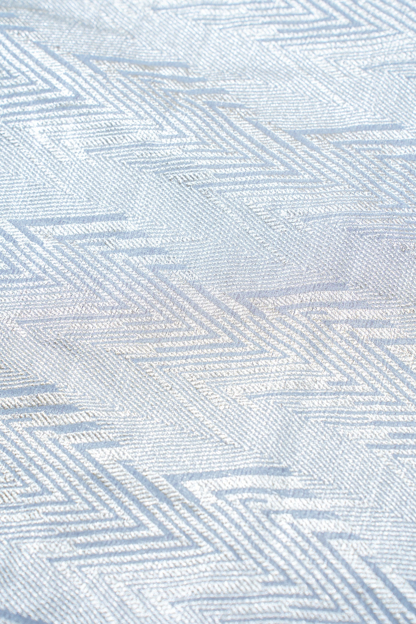 Grey Pure Khaddi Georgette Brocade Banarasi Saree