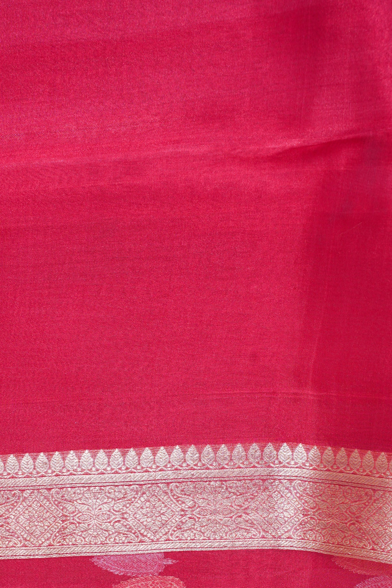 Wine Red Pure Tissue Silk Handloom Saree