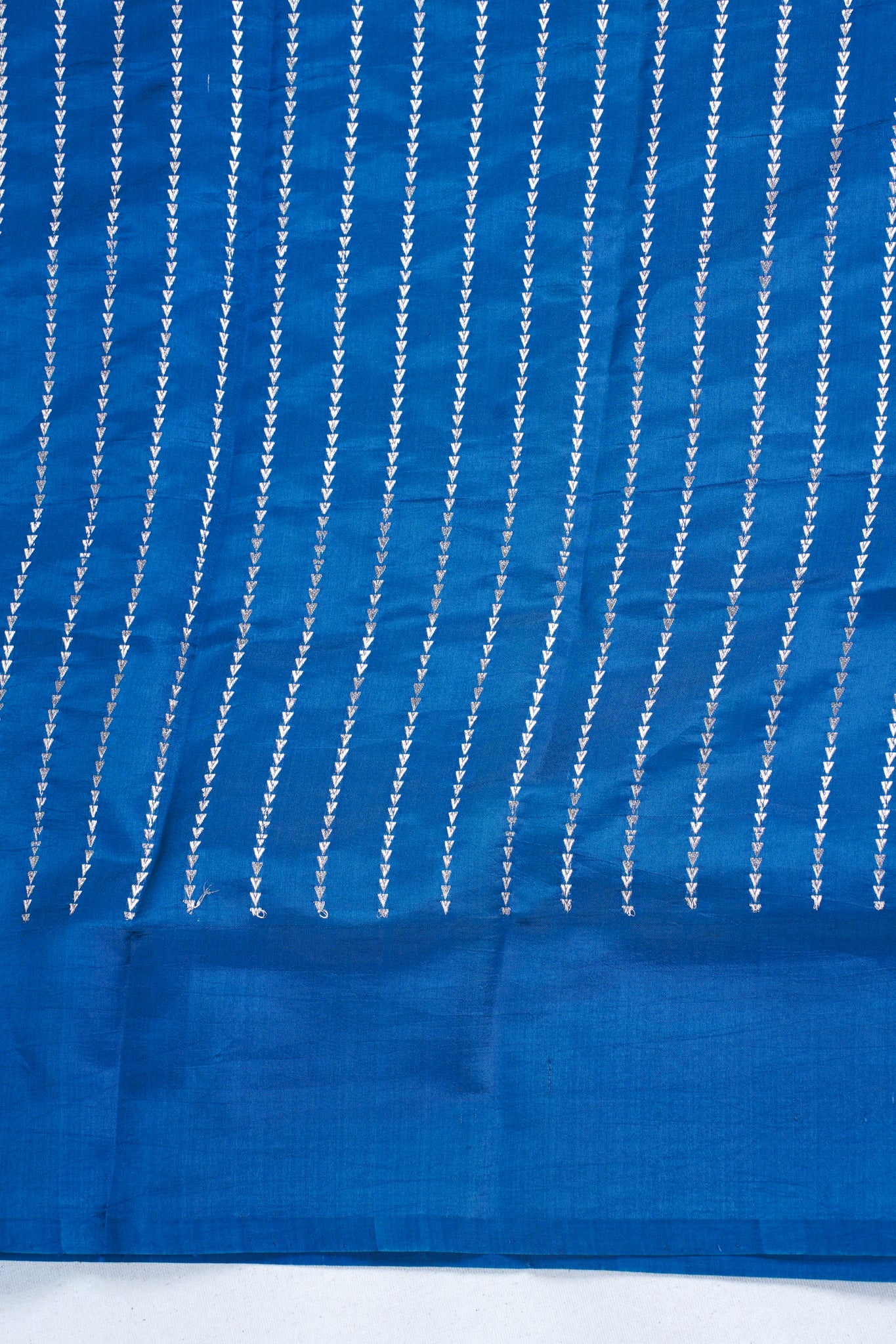Sea-Green Pure Mango Katan Silk Handwoven Saree