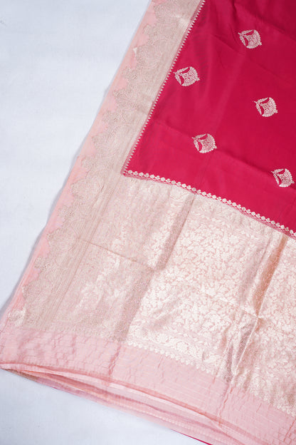 Pure Mango Katan Silk Handwoven Saree