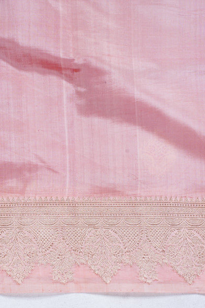 Pure Mango Katan Silk Handwoven Saree